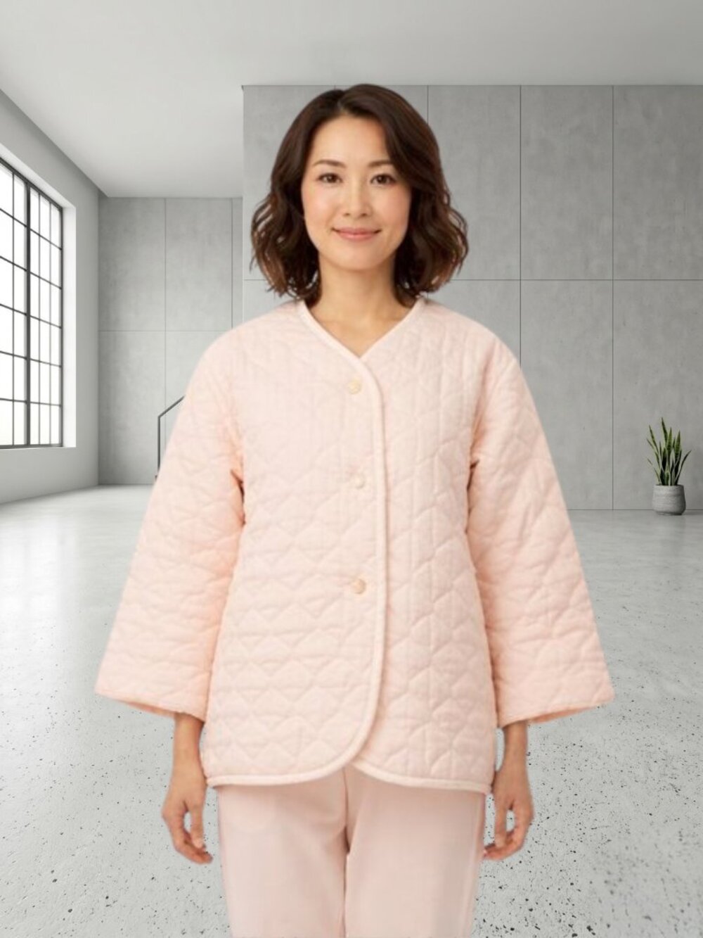 Vintage Barbizon Pink Quilted Puffer Bed Jacket Robe Cottagecore Coquette 16